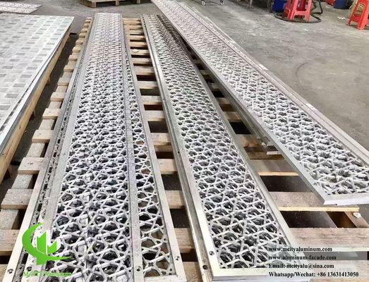 Prezzo buono schermo di alluminio laser tagliato perforato da 10 mm - pannello decorativo di design personalizzabile di livello industriale in linea