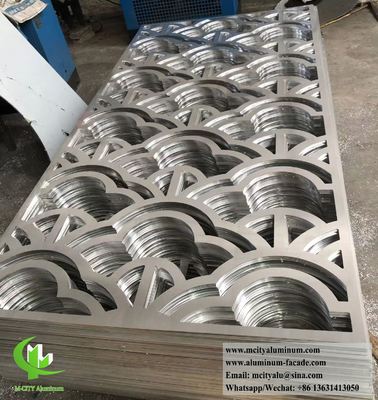 Prezzo buono pannelli in alluminio tagliati al laser per schermature metalliche per recinzioni, ringhiere e rivestimenti di facciate in linea