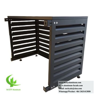 Prezzo buono Copertura per unità esterne di condizionatori d'aria in alluminio perforato verniciato a polvere, spessore 3 mm in linea