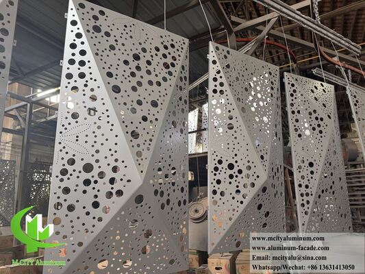 Prezzo buono Pannelli per la facciata in alluminio perforato 3D. in linea