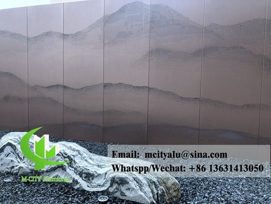 Prezzo buono Pannello di alluminio perforato per architettura per rivestimento di facciata personalizzato in linea