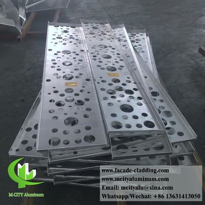 Prezzo buono Foglio di alluminio CNC Taglio laser di facciata di alluminio architettonico per rivestimento murario Foglio perforato in linea