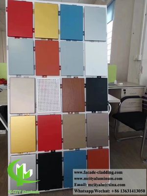 Prezzo buono Pannello di rivestimento per facciate in alluminio verniciato a polvere da 3 mm con colori RAL personalizzabili per facciate continue in linea