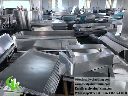Prezzo buono Architettura di metallo solido pannello di alluminio per il sistema di facciata esterno in linea