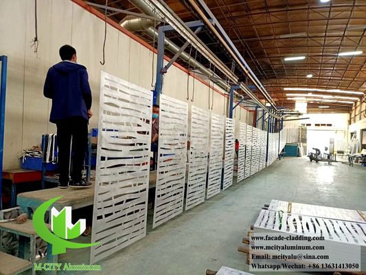 Prezzo buono Taglio laser schermo metallico per giardino lamiera di metallo rivestimento di parete in alluminio in polvere in linea