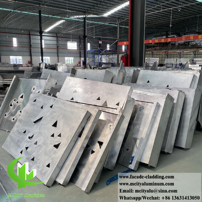 Prezzo buono Foshan Laser cut metallo pannelli di facciata con disegni decorativi cavi per il rivestimento delle pareti degli edifici in linea