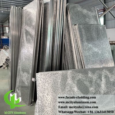 Prezzo buono Rivestimento di pareti in alluminio massiccio con vernice PVDF e modelli di perforazione personalizzati di spessore 3 mm in linea