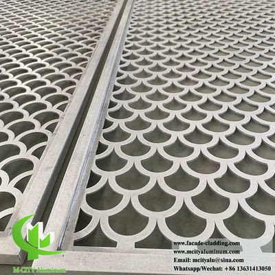 Prezzo buono Schermo in metallo tagliato con laser rivestimento in alluminio durevole 15 anni garanzia colore in linea