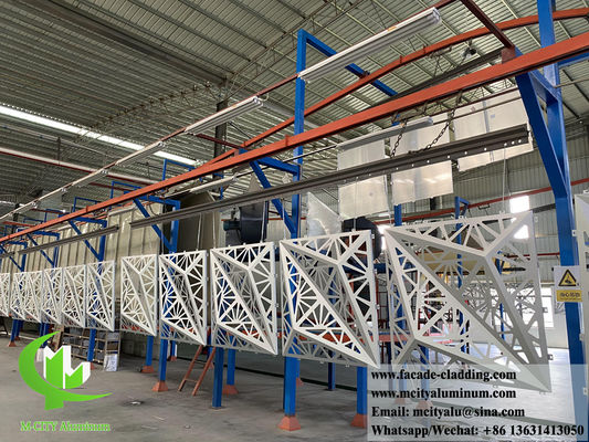 Prezzo buono Pannello di rivestimento in alluminio 3D ignifugo con rivestimento PVDF antiruggine e spessore di 3 mm per facciate architettoniche in linea