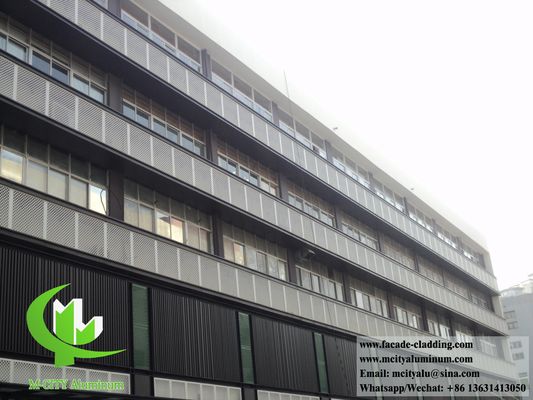 Prezzo buono Lastra di rivestimento in alluminio perforato CNC con finitura verniciata a polvere e colore RAL personalizzato per rivestimenti murali esterni in linea