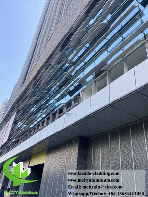 Prezzo buono Pannello di facciata di alluminio perforato rivestito in polvere con colori RAL personalizzabili e spessore di 3 mm per rivestimenti edilizi in linea