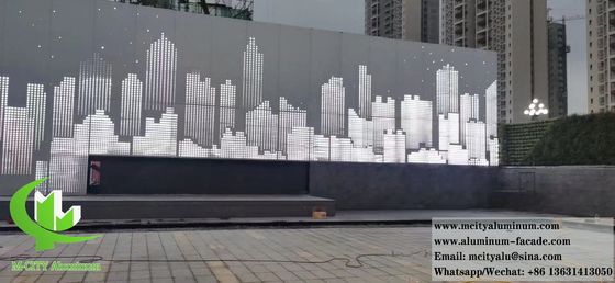 Prezzo buono Schermo di metallo perforato per architettura per rivestimenti murali in linea